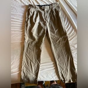 Nordstrom Dress Pants Smart Care Wrinkle Free Beige Tan Men's Size 38x32